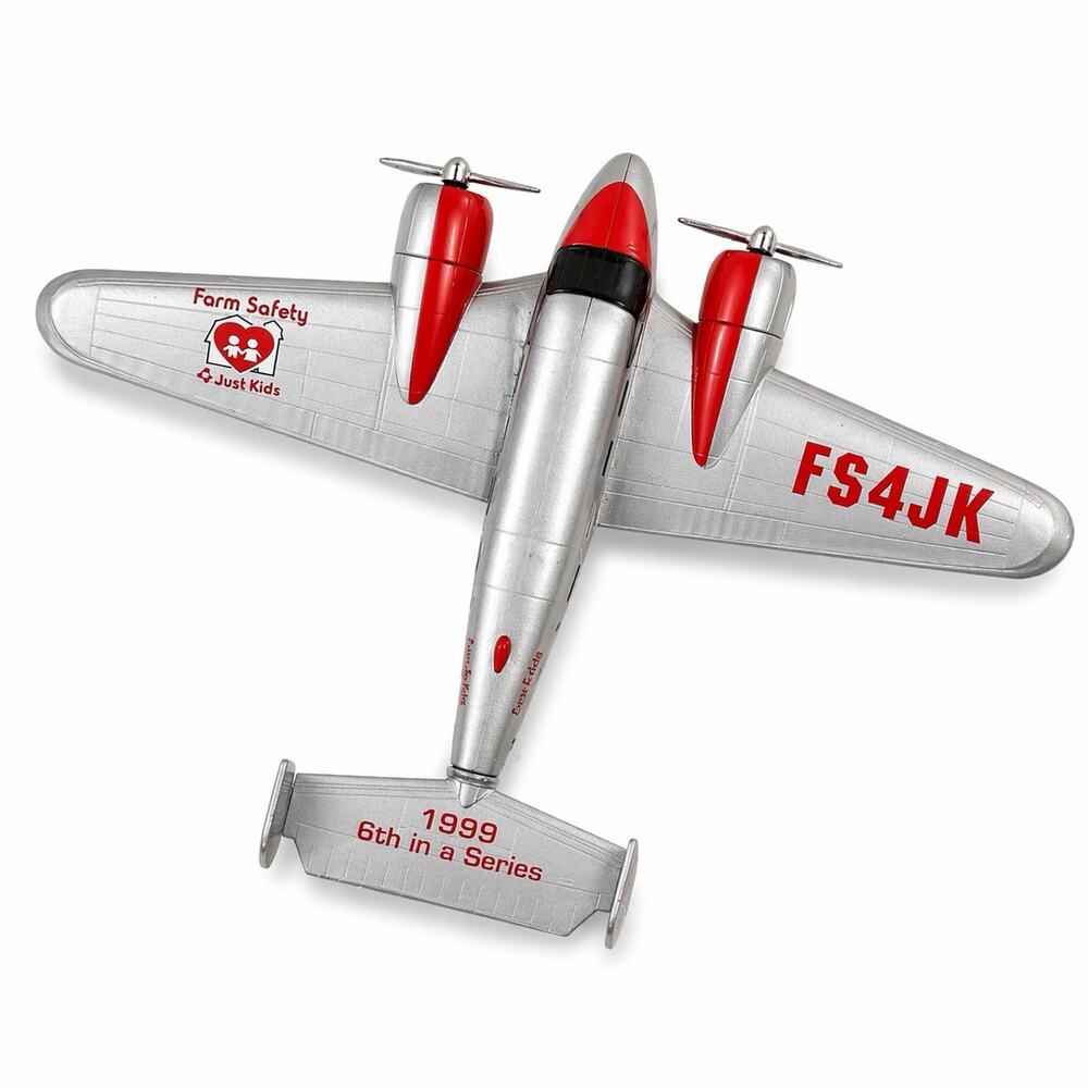 Farm Safety Just Kids FS4JK Airplane 1999 6th In Series Toy Plane